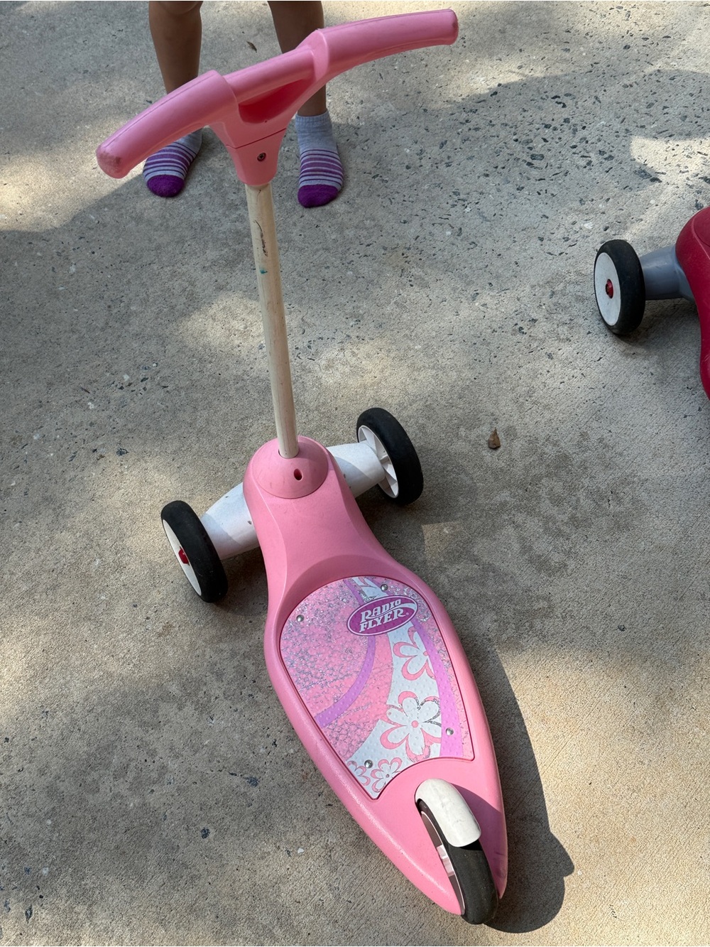 Pink 3-Wheel Kids Scooter